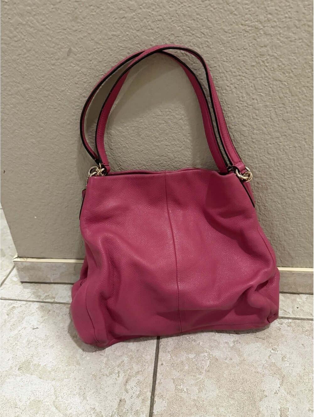 Coach Pink Phoebe Purse With Wallet